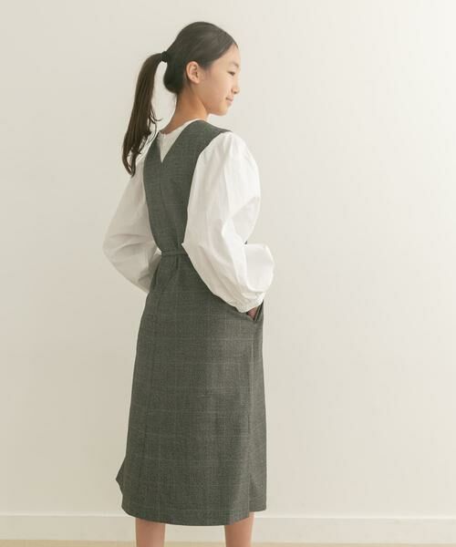 URBAN RESEARCH DOORS / アーバンリサーチ ドアーズ ワンピース | 『親子リンク』『WEB/一部店舗限定』『UR TECH』ツイルジャンパースカート(KIDS) | 詳細11