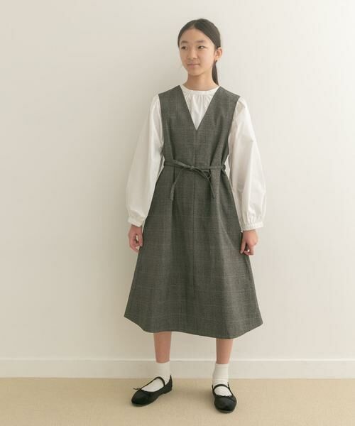 URBAN RESEARCH DOORS / アーバンリサーチ ドアーズ ワンピース | 『親子リンク』『WEB/一部店舗限定』『UR TECH』ツイルジャンパースカート(KIDS) | 詳細12