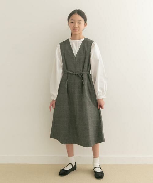 URBAN RESEARCH DOORS / アーバンリサーチ ドアーズ ワンピース | 『親子リンク』『WEB/一部店舗限定』『UR TECH』ツイルジャンパースカート(KIDS) | 詳細15