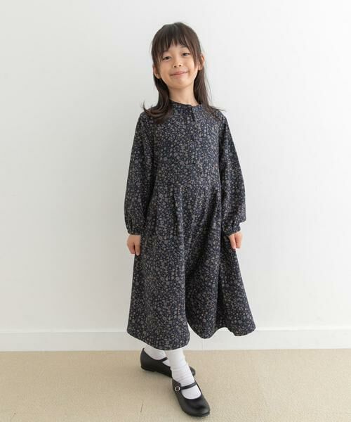 URBAN RESEARCH DOORS / アーバンリサーチ ドアーズ ワンピース | 『親子リンク』フラワープリントワンピース(KIDS) | 詳細1