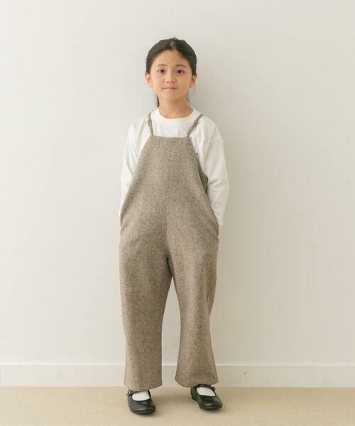 URBAN RESEARCH DOORS / アーバンリサーチ ドアーズ ワンピース | 『親子リンク』ネップツイードサロペット(KIDS) | 詳細15