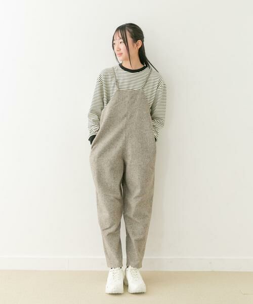 URBAN RESEARCH DOORS / アーバンリサーチ ドアーズ ワンピース | 『親子リンク』『WEB/一部店舗限定』ネップツイードサロペット(KIDS) | 詳細7