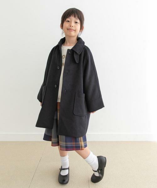 URBAN RESEARCH DOORS / アーバンリサーチ ドアーズ アウター | ステンカラーウール混コート(KIDS) | 詳細11