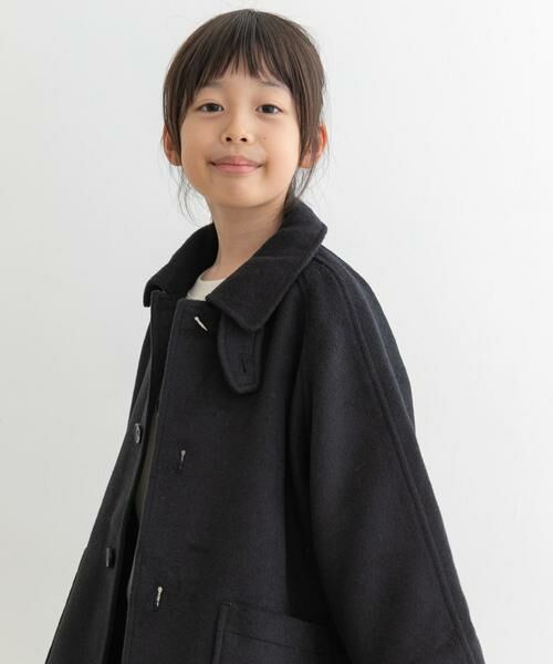 URBAN RESEARCH DOORS / アーバンリサーチ ドアーズ アウター | ステンカラーウール混コート(KIDS) | 詳細15