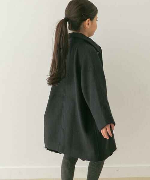 URBAN RESEARCH DOORS / アーバンリサーチ ドアーズ アウター | ステンカラーウール混コート(KIDS) | 詳細3