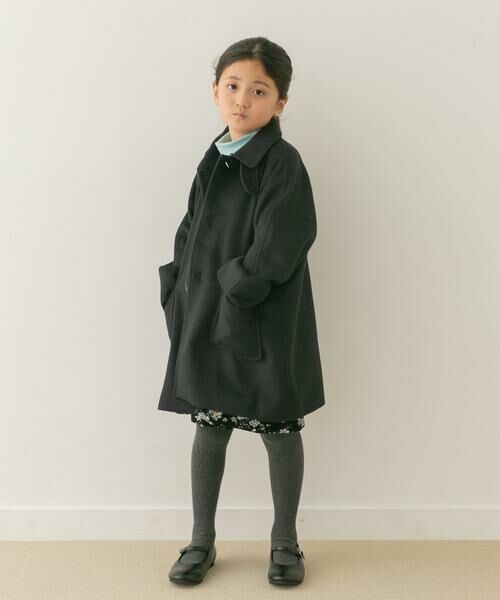 URBAN RESEARCH DOORS / アーバンリサーチ ドアーズ アウター | ステンカラーウール混コート(KIDS) | 詳細5