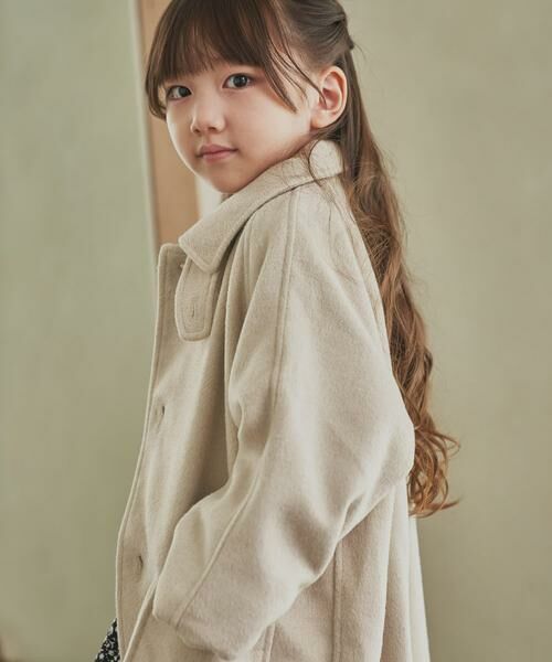 URBAN RESEARCH DOORS / アーバンリサーチ ドアーズ アウター | ステンカラーウール混コート(KIDS) | 詳細25