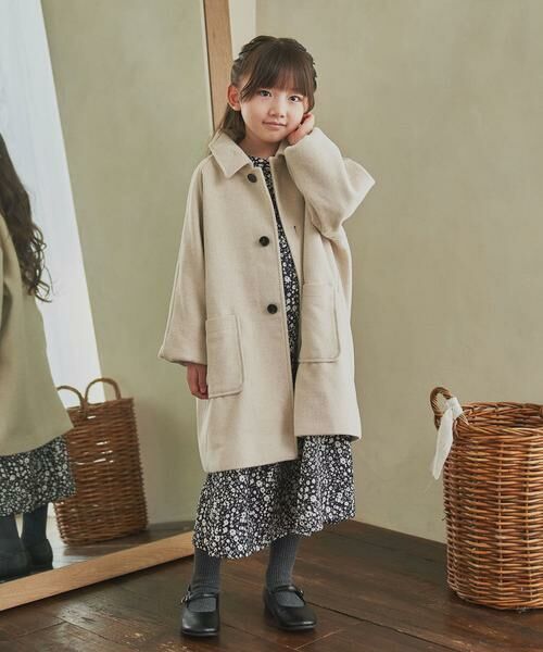 URBAN RESEARCH DOORS / アーバンリサーチ ドアーズ アウター | ステンカラーウール混コート(KIDS) | 詳細26