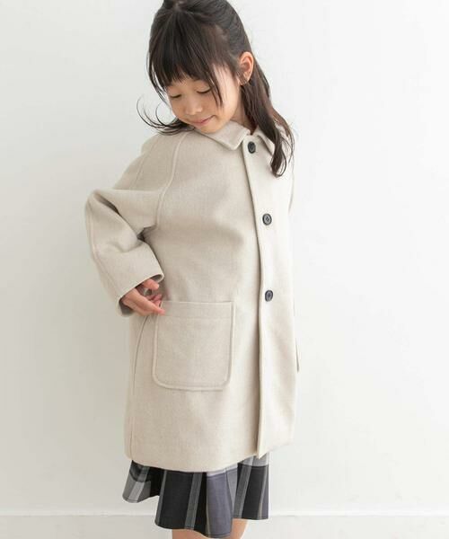 URBAN RESEARCH DOORS / アーバンリサーチ ドアーズ アウター | ステンカラーウール混コート(KIDS) | 詳細27
