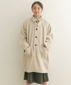 URBAN RESEARCH DOORS / アーバンリサーチ ドアーズ アウター | 『WEB/一部店舗限定』ステンカラーウール混コート(KIDS)