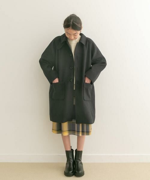URBAN RESEARCH DOORS / アーバンリサーチ ドアーズ アウター | 『WEB/一部店舗限定』ステンカラーウール混コート(KIDS) | 詳細6