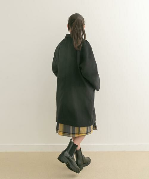 URBAN RESEARCH DOORS / アーバンリサーチ ドアーズ アウター | 『WEB/一部店舗限定』ステンカラーウール混コート(KIDS) | 詳細9