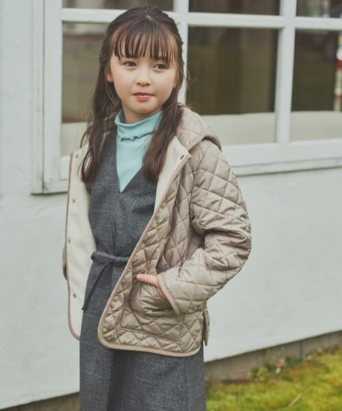 URBAN RESEARCH DOORS / アーバンリサーチ ドアーズ アウター | 『洗濯可』キルトジャケット(KIDS)(ベージュ系その他)