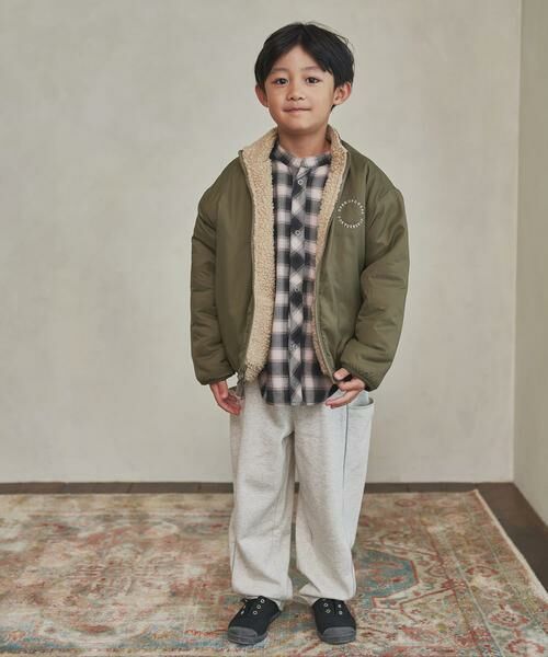 URBAN RESEARCH DOORS / アーバンリサーチ ドアーズ アウター | リバーシブルボアジャケット(KIDS) | 詳細1