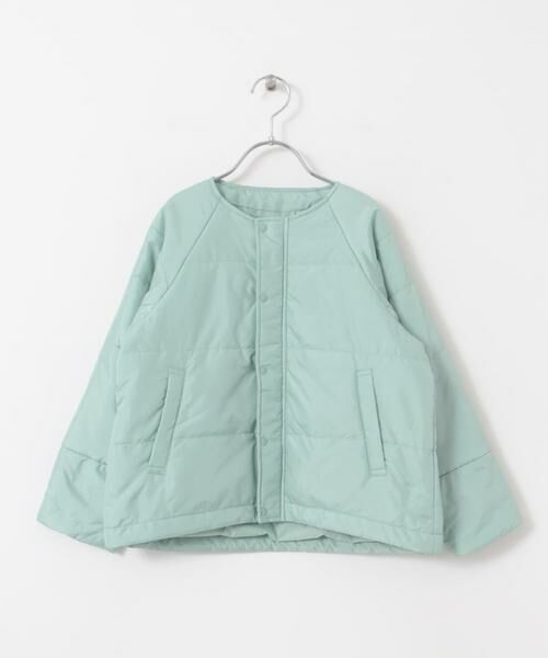 URBAN RESEARCH DOORS / アーバンリサーチ ドアーズ アウター | 『洗濯可/撥水』マフラー付き中綿ノーカラージャケット(KIDS) | 詳細18