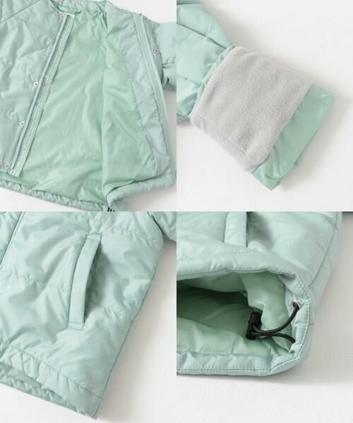 URBAN RESEARCH DOORS / アーバンリサーチ ドアーズ アウター | 『洗濯可/撥水』マフラー付き中綿ノーカラージャケット(KIDS) | 詳細19