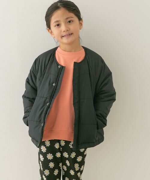 URBAN RESEARCH DOORS / アーバンリサーチ ドアーズ アウター | 『洗濯可/撥水』マフラー付き中綿ノーカラージャケット(KIDS) | 詳細29