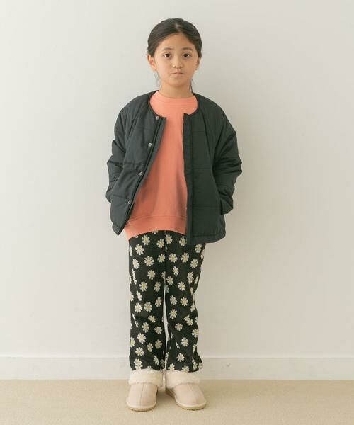 URBAN RESEARCH DOORS / アーバンリサーチ ドアーズ アウター | 『洗濯可/撥水』マフラー付き中綿ノーカラージャケット(KIDS) | 詳細30