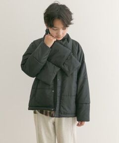 URBAN RESEARCH DOORS / アーバンリサーチ ドアーズ アウター | 『WEB/一部店舗限定』『洗濯可/撥水』マフラー付き中綿ノーカラージャケット(KIDS)