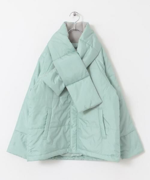 URBAN RESEARCH DOORS / アーバンリサーチ ドアーズ アウター | 『WEB/一部店舗限定』『洗濯可/撥水』マフラー付き中綿ノーカラージャケット(KIDS) | 詳細14