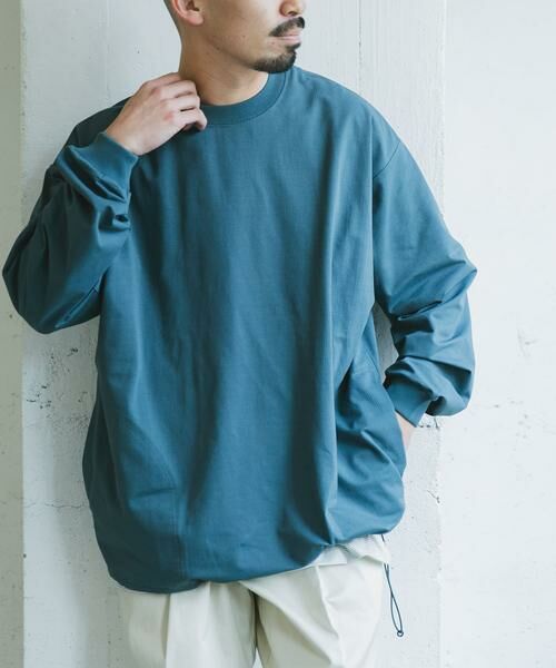 URBAN RESEARCH DOORS / アーバンリサーチ ドアーズ Tシャツ | 『吸水速乾/イージーケア/接触冷感』クイックドライ ワッフルメッシュロングスリーブTシャツ | 詳細10