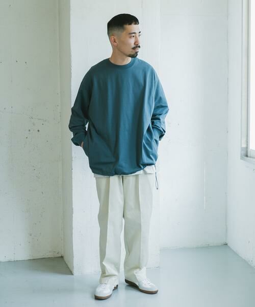 URBAN RESEARCH DOORS / アーバンリサーチ ドアーズ Tシャツ | 『吸水速乾/イージーケア/接触冷感』クイックドライ ワッフルメッシュロングスリーブTシャツ | 詳細11