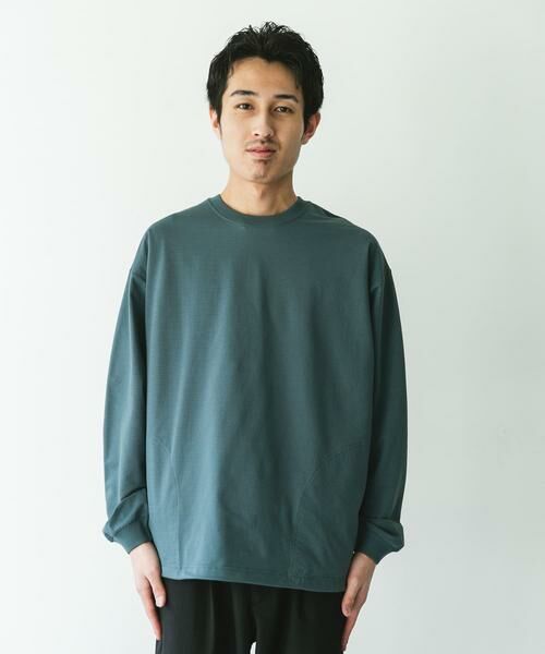 URBAN RESEARCH DOORS / アーバンリサーチ ドアーズ Tシャツ | 『吸水速乾/イージーケア/接触冷感』クイックドライ ワッフルメッシュロングスリーブTシャツ | 詳細13