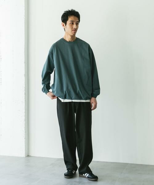 URBAN RESEARCH DOORS / アーバンリサーチ ドアーズ Tシャツ | 『吸水速乾/イージーケア/接触冷感』クイックドライ ワッフルメッシュロングスリーブTシャツ | 詳細4