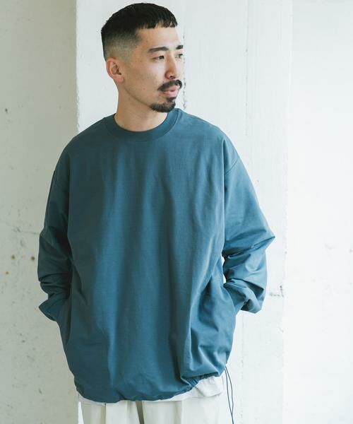 URBAN RESEARCH DOORS / アーバンリサーチ ドアーズ Tシャツ | 『吸水速乾/イージーケア/接触冷感』クイックドライ ワッフルメッシュロングスリーブTシャツ | 詳細6