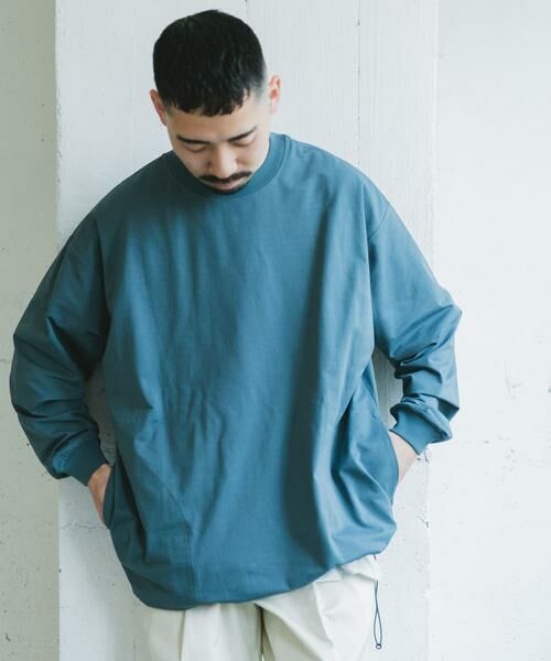 URBAN RESEARCH DOORS / アーバンリサーチ ドアーズ Tシャツ | 『吸水速乾/イージーケア/接触冷感』クイックドライ ワッフルメッシュロングスリーブTシャツ | 詳細9