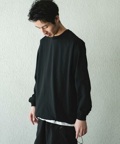 URBAN RESEARCH DOORS / アーバンリサーチ ドアーズ Tシャツ | 『吸水速乾/イージーケア/接触冷感』クイックドライ ワッフルメッシュロングスリーブTシャツ | 詳細28