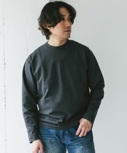URBAN RESEARCH DOORS / アーバンリサーチ ドアーズ Tシャツ | 『イージーケア』ポンチ ロングスリーブ Tシャツ | 詳細10