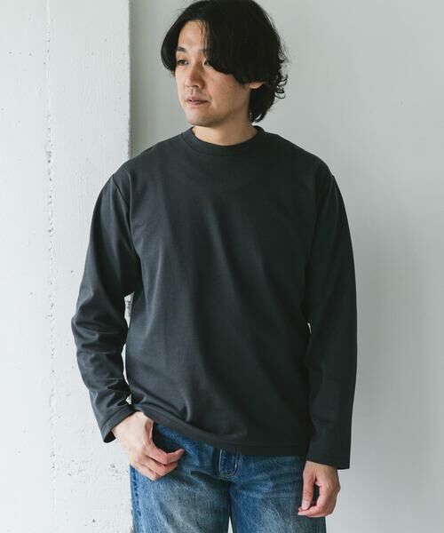 URBAN RESEARCH DOORS / アーバンリサーチ ドアーズ Tシャツ | 『イージーケア』ポンチ ロングスリーブ Tシャツ | 詳細11