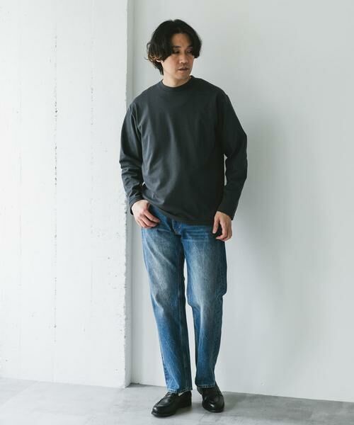 URBAN RESEARCH DOORS / アーバンリサーチ ドアーズ Tシャツ | 『イージーケア』ポンチ ロングスリーブ Tシャツ | 詳細14