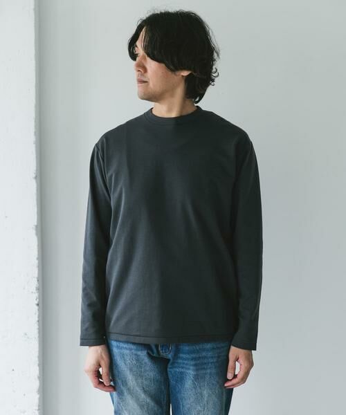 URBAN RESEARCH DOORS / アーバンリサーチ ドアーズ Tシャツ | 『イージーケア』ポンチ ロングスリーブ Tシャツ | 詳細16