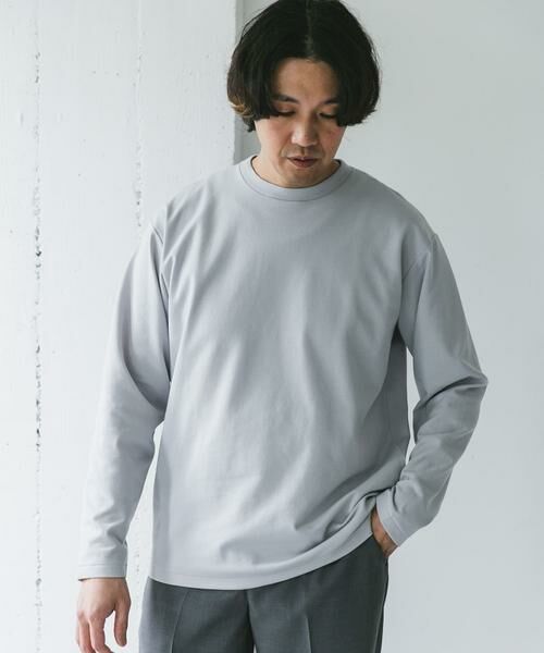 URBAN RESEARCH DOORS / アーバンリサーチ ドアーズ Tシャツ | 『イージーケア』ポンチ ロングスリーブ Tシャツ | 詳細23