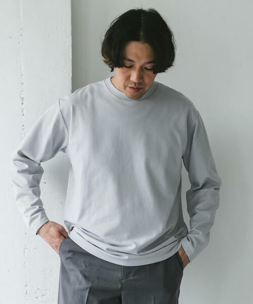 URBAN RESEARCH DOORS / アーバンリサーチ ドアーズ Tシャツ | 『イージーケア』ポンチ ロングスリーブ Tシャツ | 詳細24