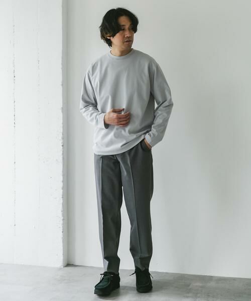 URBAN RESEARCH DOORS / アーバンリサーチ ドアーズ Tシャツ | 『イージーケア』ポンチ ロングスリーブ Tシャツ | 詳細25