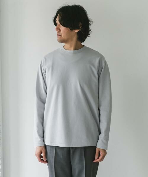 URBAN RESEARCH DOORS / アーバンリサーチ ドアーズ Tシャツ | 『イージーケア』ポンチ ロングスリーブ Tシャツ | 詳細27