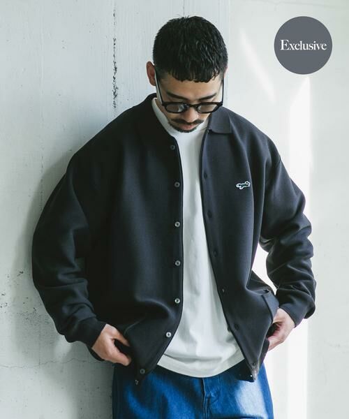 URBAN RESEARCH DOORS / アーバンリサーチ ドアーズ カーディガン・ボレロ | 『別注』PENNYS×DOORS THE FOX シャツカーディガン(チャコールグレー)