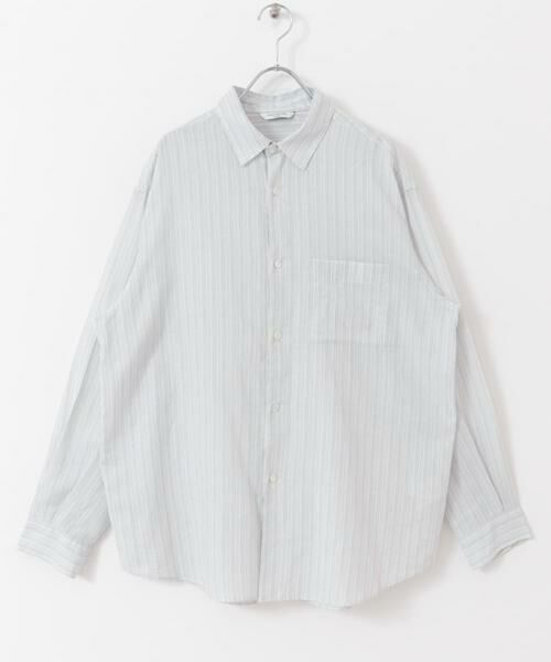 URBAN RESEARCH DOORS / アーバンリサーチ ドアーズ シャツ・ブラウス | シアーボイルストライプロングスリーブシャツ | 詳細19