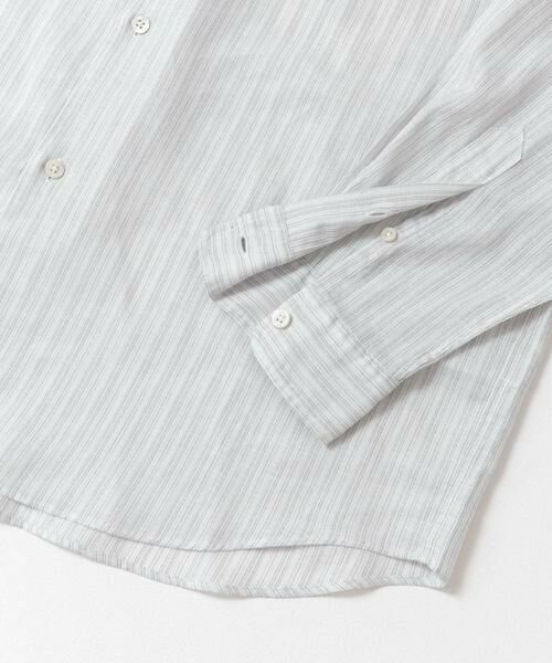 URBAN RESEARCH DOORS / アーバンリサーチ ドアーズ シャツ・ブラウス | シアーボイルストライプロングスリーブシャツ | 詳細20