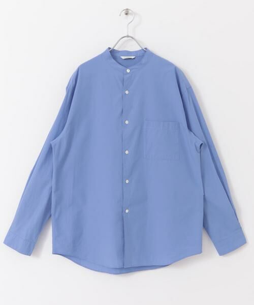 URBAN RESEARCH DOORS / アーバンリサーチ ドアーズ シャツ・ブラウス | シルクブレンド ロングスリーブバンドカラーシャツ | 詳細22