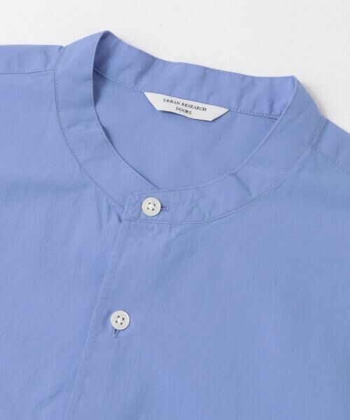 URBAN RESEARCH DOORS / アーバンリサーチ ドアーズ シャツ・ブラウス | シルクブレンド ロングスリーブバンドカラーシャツ | 詳細23