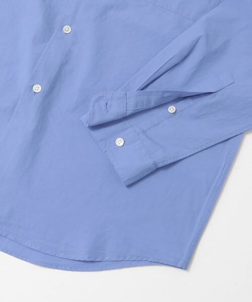 URBAN RESEARCH DOORS / アーバンリサーチ ドアーズ シャツ・ブラウス | シルクブレンド ロングスリーブバンドカラーシャツ | 詳細25