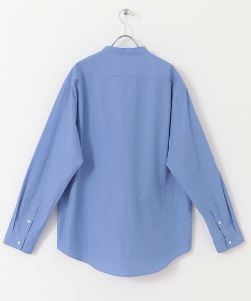 URBAN RESEARCH DOORS / アーバンリサーチ ドアーズ シャツ・ブラウス | シルクブレンド ロングスリーブバンドカラーシャツ | 詳細26
