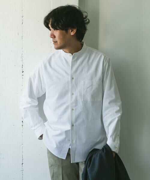 URBAN RESEARCH DOORS / アーバンリサーチ ドアーズ シャツ・ブラウス | オックスバンドカラーシャツ | 詳細2