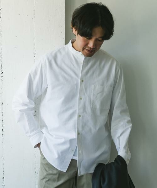 URBAN RESEARCH DOORS / アーバンリサーチ ドアーズ シャツ・ブラウス | オックスバンドカラーシャツ | 詳細3