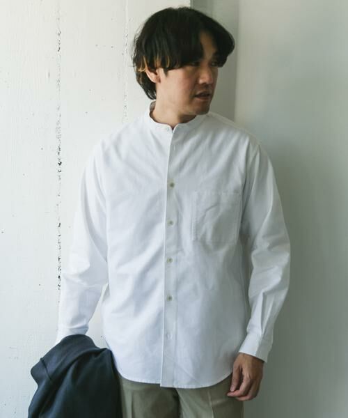URBAN RESEARCH DOORS / アーバンリサーチ ドアーズ シャツ・ブラウス | オックスバンドカラーシャツ | 詳細4