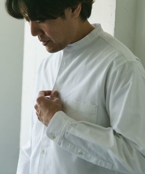 URBAN RESEARCH DOORS / アーバンリサーチ ドアーズ シャツ・ブラウス | オックスバンドカラーシャツ | 詳細5